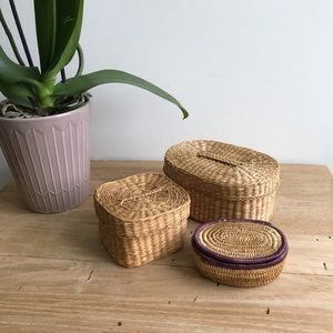 Three Cute Little Baskets